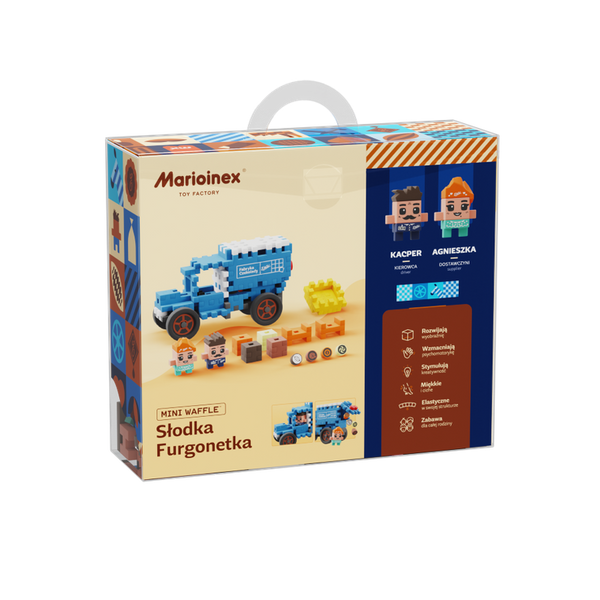 Marioinex, Mini Waffle, Wedel, сладкий фургон, строительные блоки, 100 элементов 7850295 фото