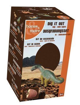 Bones&More, розкопки яйця, фігурка динозавра, 10 см 6574451 фото