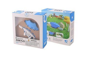 HalfToys, магнитная сборная фигурка с макетом, Динозавр Анкилозавр, 5 штук 7970929 фото