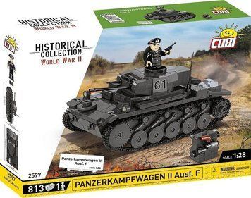 Cobi, Историческая коллекция WWII, Panzerkampfwagen II Танк, блоки, 813 Элементы 7914156 фото