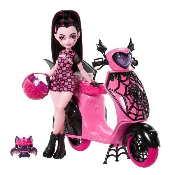 Monster High, Vampire Scooter + Draculaura Doll, Play Kit 8122598 фото