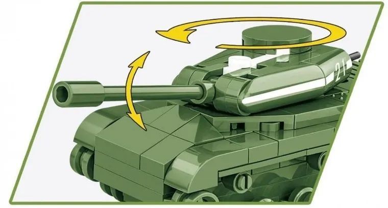 Cobi, історична колекція Другої світової війни, танк IS-2, блоки, 130 елементів 7753447 фото