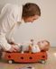 Modu, Baby Activity Set, набор блоков активации с функцией катания, ярко-оранжевый/пыльно-зеленый 7869673 фото 1
