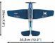 Cobi, Историческая коллекция Второй мировой войны, Грумман TBF Avenger, 1: 48, блоки, 392 элементы 7721097 фото 4