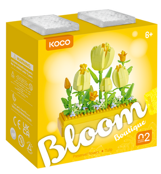 Koco, Tulips Flowers, блоки, 295 элементов 7890140 фото