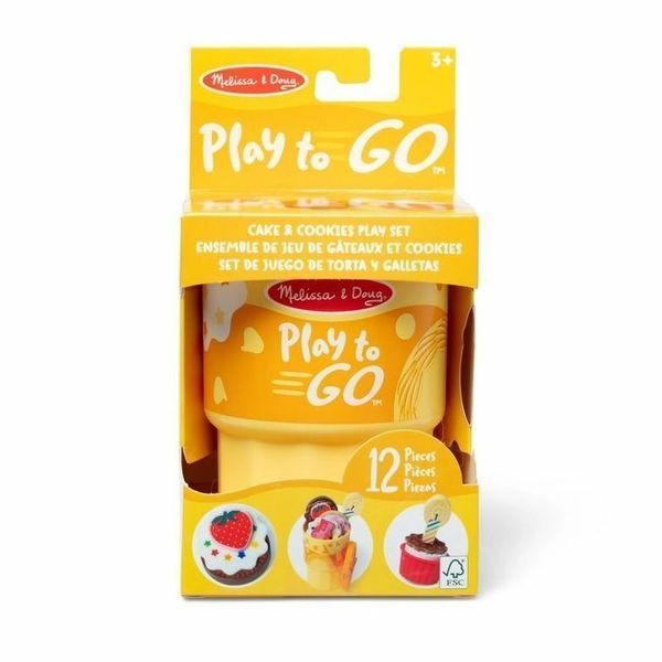 Melissa & Doug, Play to Go, набор пирожных в ведре 7797476 фото