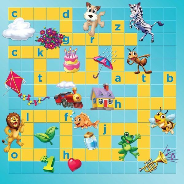 Mattel, Scrabble Junior, сімейна гра 2в1 4849126 фото