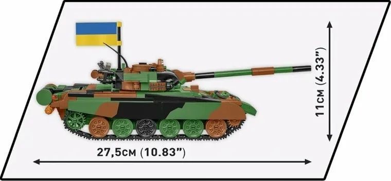 Cobi, збройні сили, T-72 M1R PL/UA, 1: 35, блоки, 724 елементи 7661576 фото