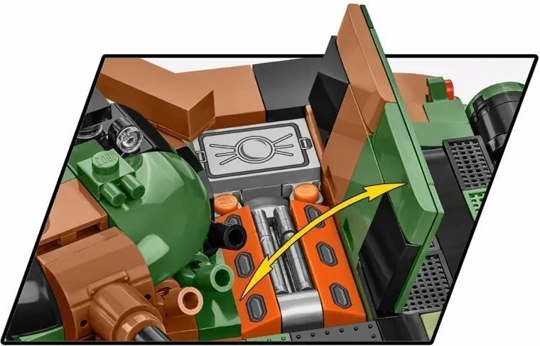 Cobi, збройні сили, T-72 M1R PL/UA, 1: 35, блоки, 724 елементи 7661576 фото