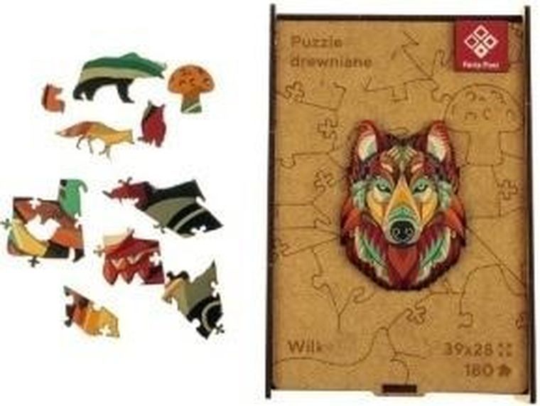 Panta Plast, Wolf, A3 деревянные головоломки, 180 элементов 7704677 фото