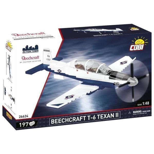 Cobi, Action Town, Beechcraft T-6 Texan II, блоки, 197 елементів 8042590 фото