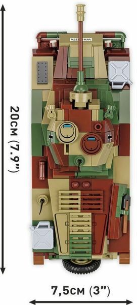 Кобі, Історична колекція, Друга світова війна, SD.KFZ 234/2 PUMA, 1: 35, блоки, 470 елементів 7667753 фото