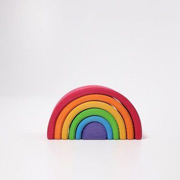 Grimm's, Rainbow, деревянные блоки, 6 элементов 7498264 фото