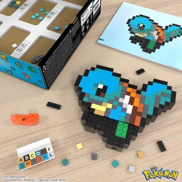 Mega Pok&eacute;mon, Pixel Squirtle, блоки, 367 елементів 7721590 фото