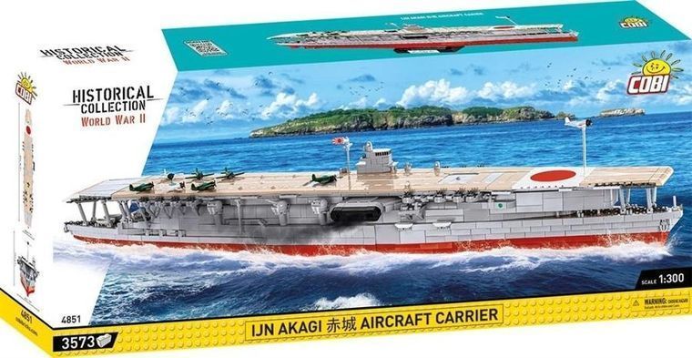 COBI, История Коллекция Коллекции Второй мировой войны IJN AKAGI, Blocks, 3573 Элементы 8009961 фото