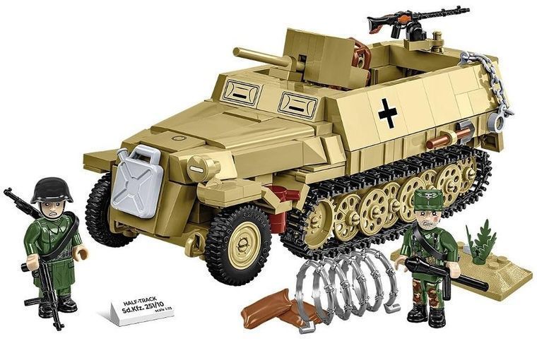 Cobi, історична колекція Другої світової війни, напів-трек SD. KFZ. 251/10, блоки, 500 елементів 7975622 фото