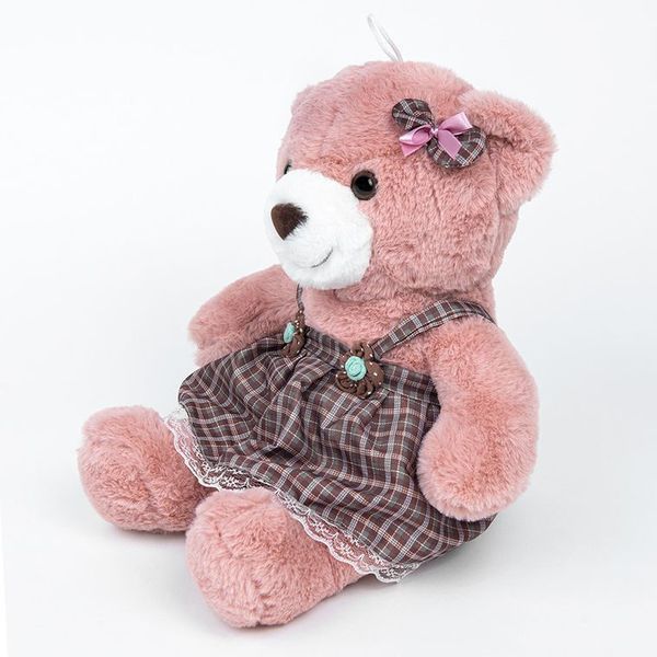 Smiki, Teddy Bear у сукні, талісман, рожевий, 40 см 7268183 фото