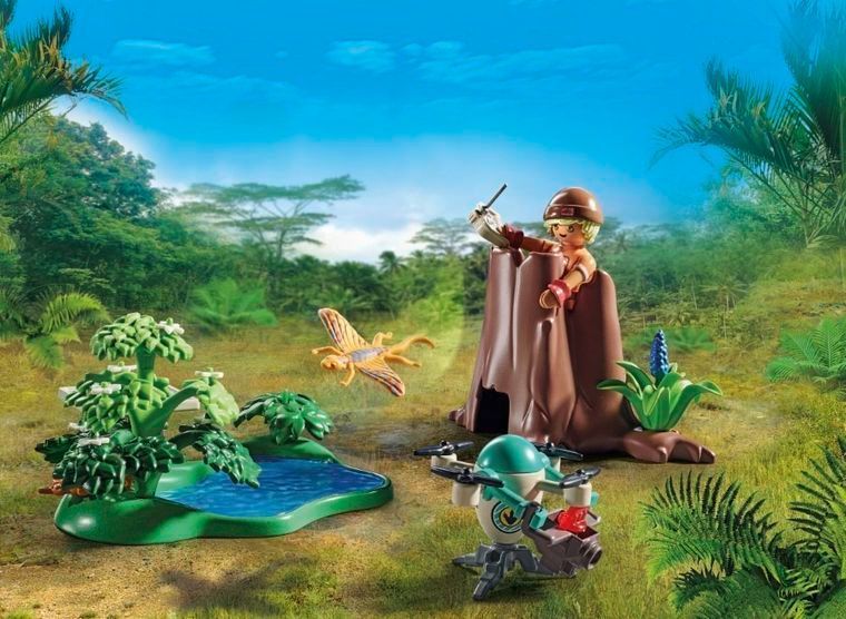 PlayMobil, Dinos, дослідницька станція для динозаврів Dimorfodon, 71525 7695894 фото