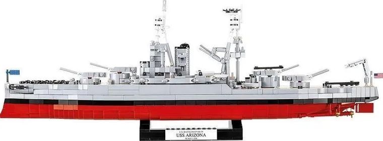 Кобі, історична колекція Другої світової війни, USS Arizona BB-39, блоки, 2046 Елементи 7975631 фото