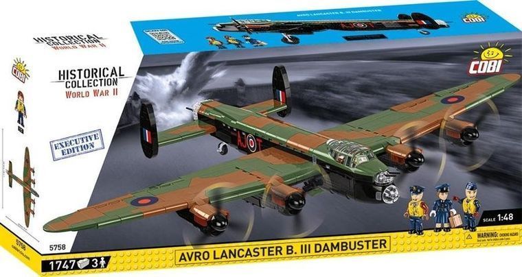 Cobi, історична колекція Другої світової війни, Avro Lancaster B III Dambuster Executive Edition, Blocks, 1747 Елементи 8010074 фото