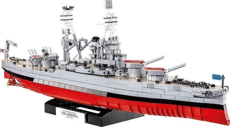 Кобі, історична колекція Другої світової війни, USS Arizona BB-39, блоки, 2046 Елементи 7975631 фото