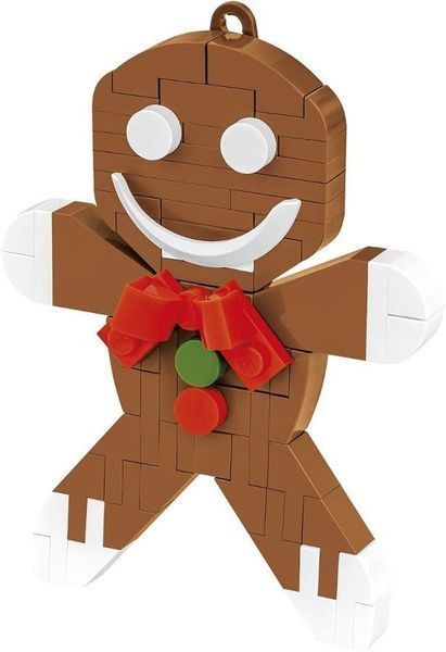 Cobi, Gingerbread Man, рождественская декора, блоки, 73 элемента 8010078 фото