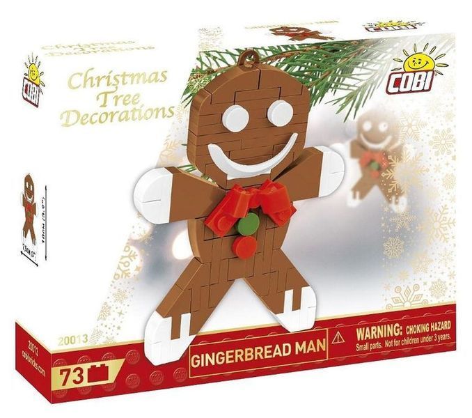 Cobi, Gingerbread Man, рождественская декора, блоки, 73 элемента 8010078 фото