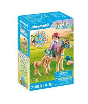 Playmobil, лошади водопада, ребенок с пони и жеребенками, 71498 7690780 фото