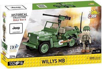 COBI, Историческая коллекция Второй мировой войны, Willys MB, блоки, 132 элементы 7776667 фото