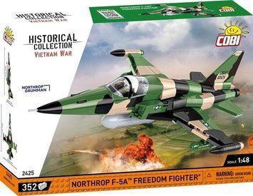 Cobi, Историческая коллекция Вьетнамская война, Northrop F-5A Freedom Fighter, блоки, 1: 48, 352 Элементы 7730653 фото