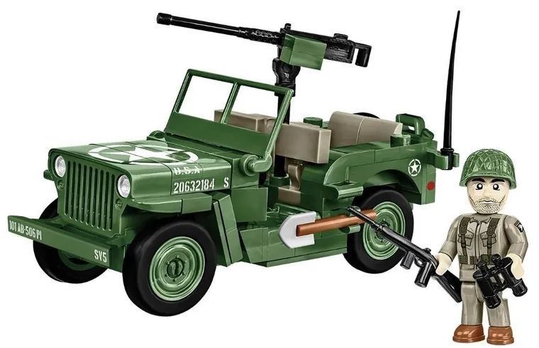 COBI, Историческая коллекция Второй мировой войны, Willys MB, блоки, 132 элементы 7776667 фото