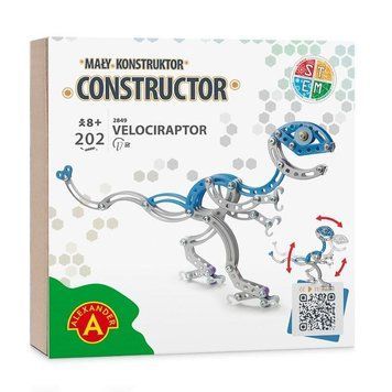 Олександр, невеликий конструктор, динозавр Velociraptor, будівельний набір, 202 елементи 7976259 фото