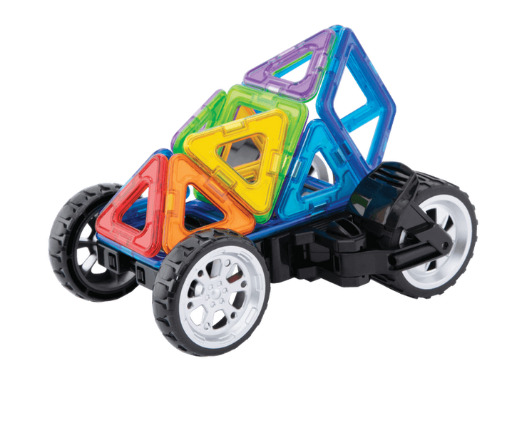 Magformers, удивительный набор колес, магнитные блоки, 17 элементов 7641787 фото