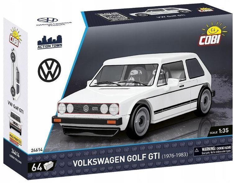 Cobi, Cars, Volkswagen Golf (1976-1983), блоки, 64 элемента 8010129 фото