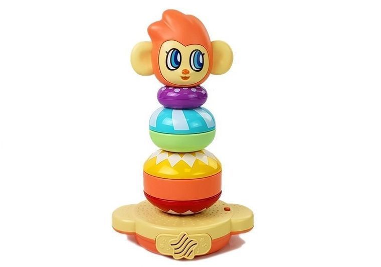 Lean Toys, обезьянка, пирамидка для изучения чисел 7783859 фото