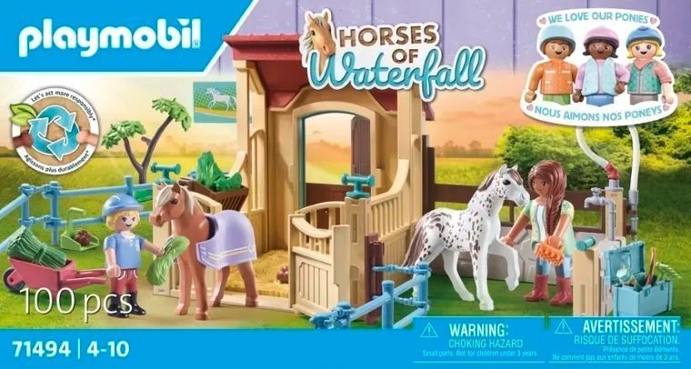 Playmobil, лошади водопада, Стайния, 71494 7690782 фото