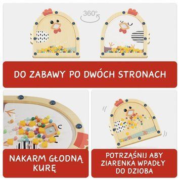 Topbright, Feed the Hen, деревянная аркадная игра 7862783 фото