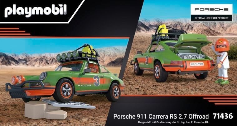 PlayMobil, Sports & Action, Porsche 911 Carrera RS 2,7 - Offroad Edition, 71436 7695931 фото